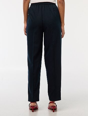 Pantalone tipo jogger tinta unita