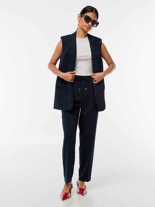 Pantaloni tipo jogger tinta unita - Kiabi