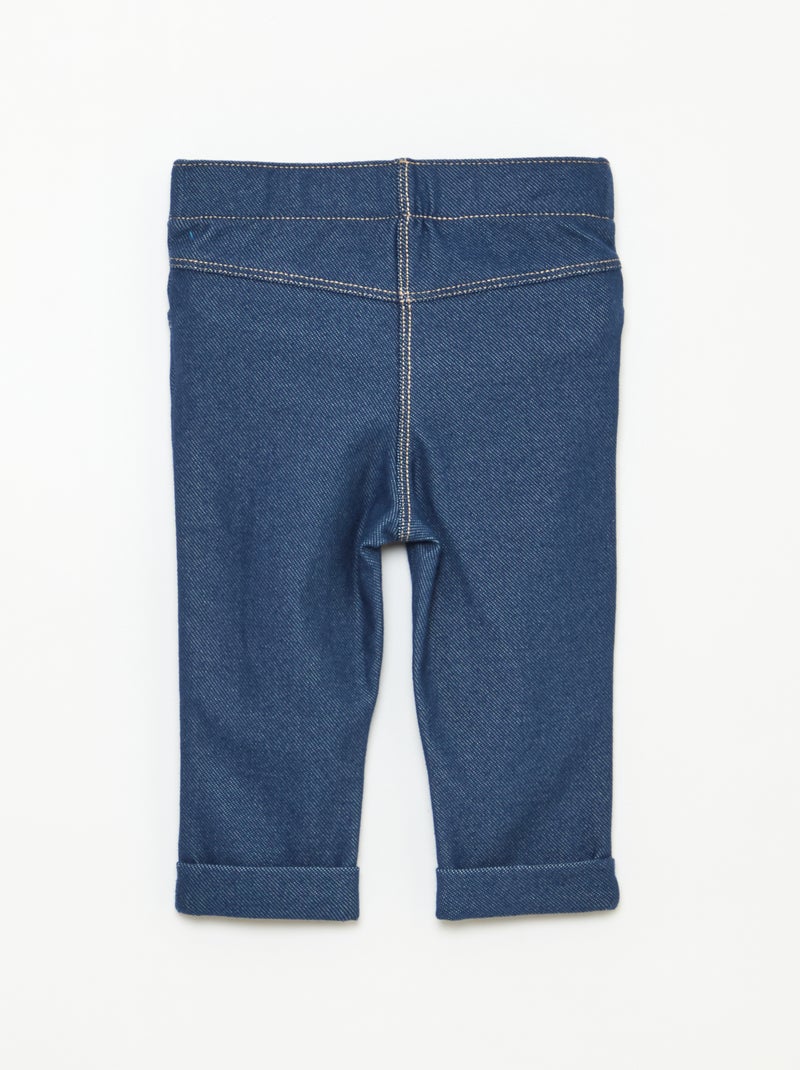 Pantaloni tregging slim Blu - Kiabi