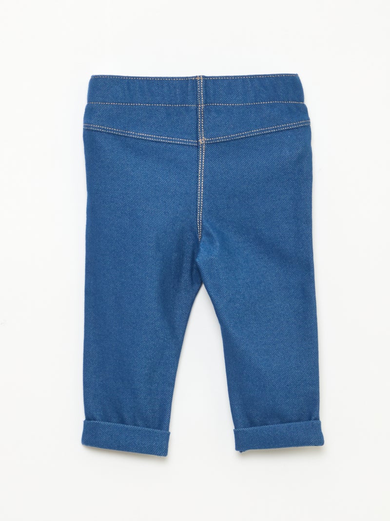 Pantaloni tregging slim Blu - Kiabi