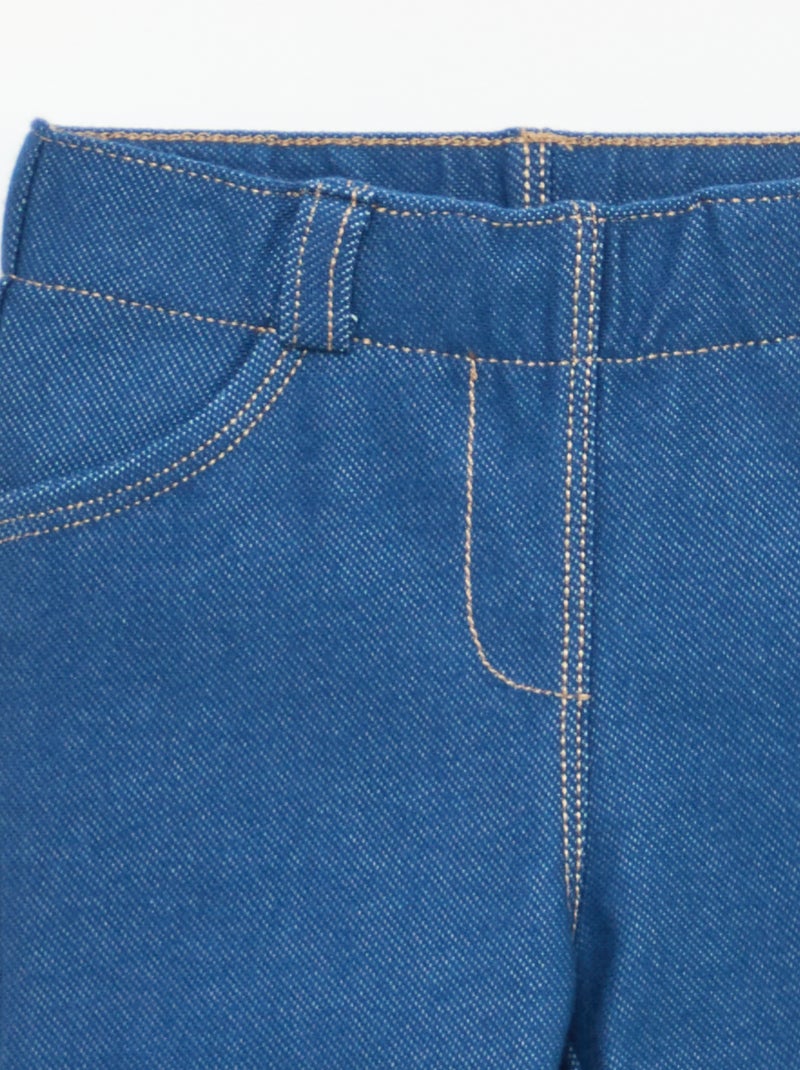 Pantaloni tregging slim Blu - Kiabi