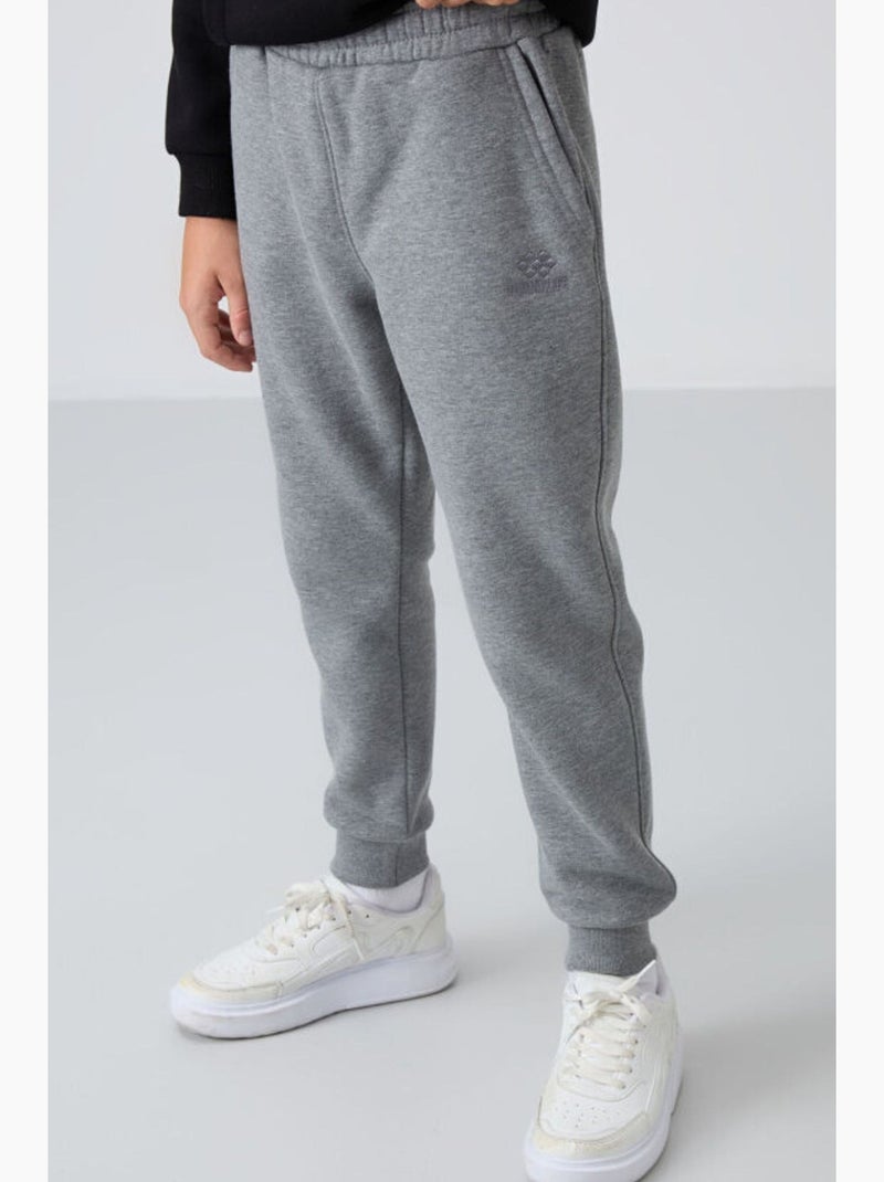 Pantaloni tuta bambino tommy Nero Grigio - Kiabi