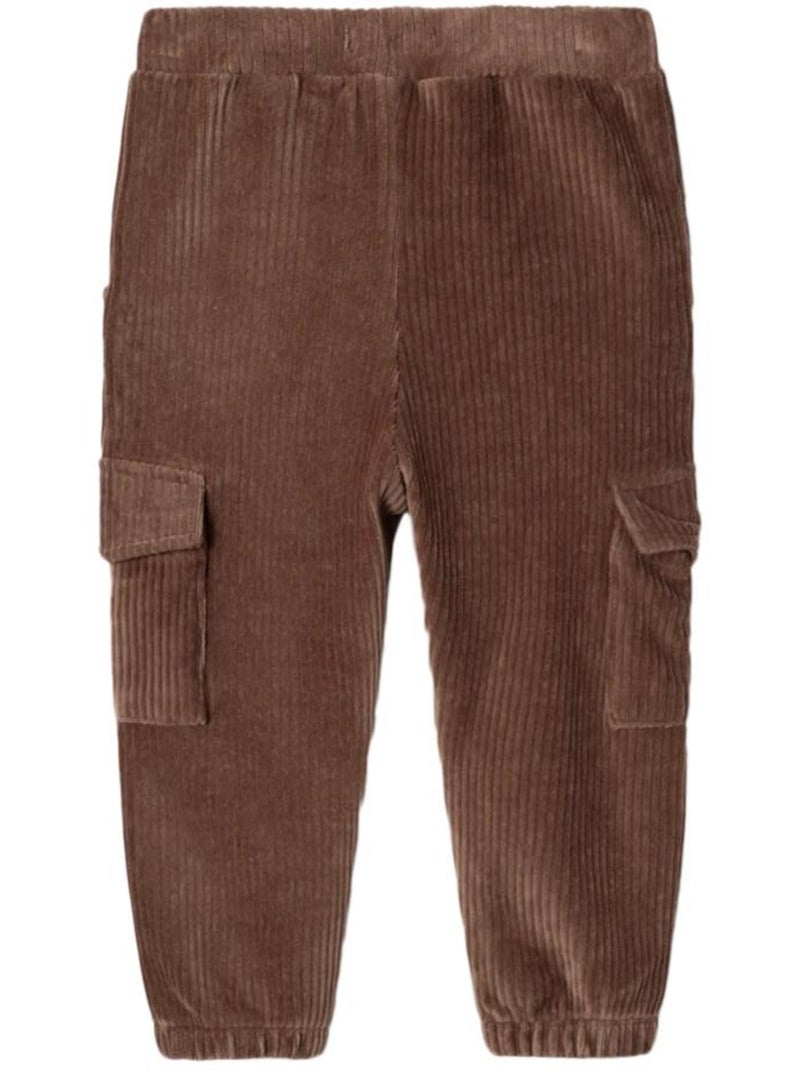 Pantaloni Tuta per Bambino Name It Marrone cappuccino - Kiabi