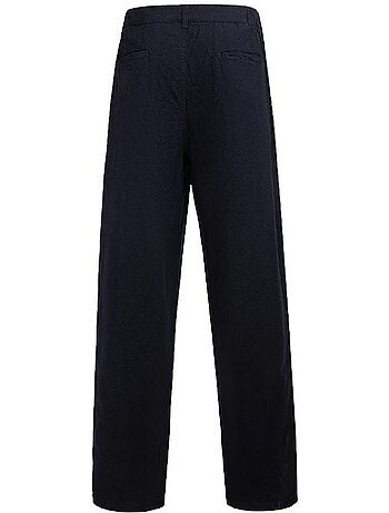 Pantaloni uomo teddy smith in lino fluido