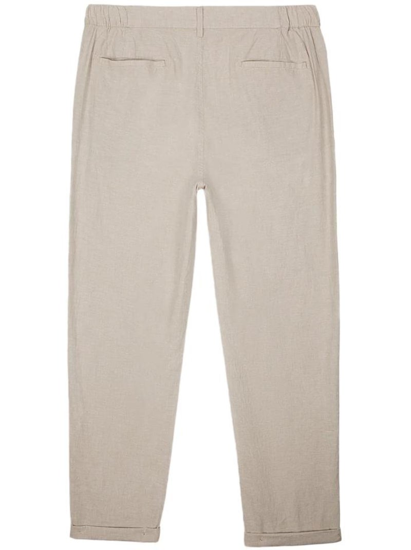 Pantaloni Uomo Teddy Smith Lino Fluido Beige - Kiabi