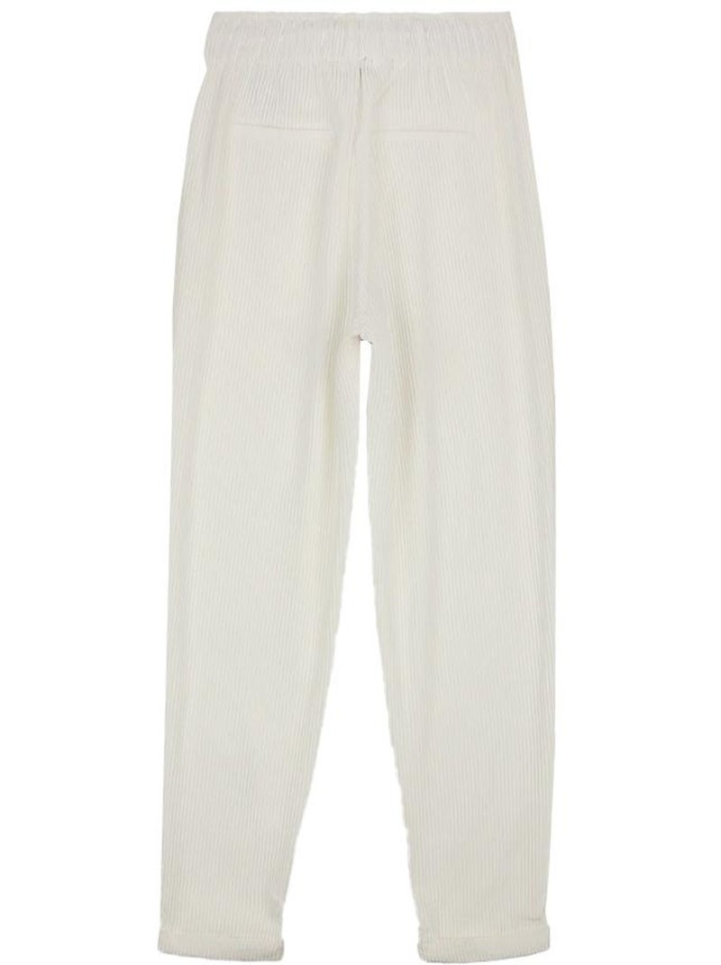 Pantaloni Velluto Donna Teddy Smith - Stile e Comfort Bianco - Kiabi