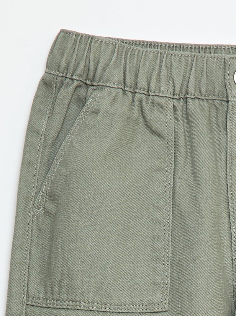Pantaloni wide leg - Vestibilità più comoda Verde - Kiabi