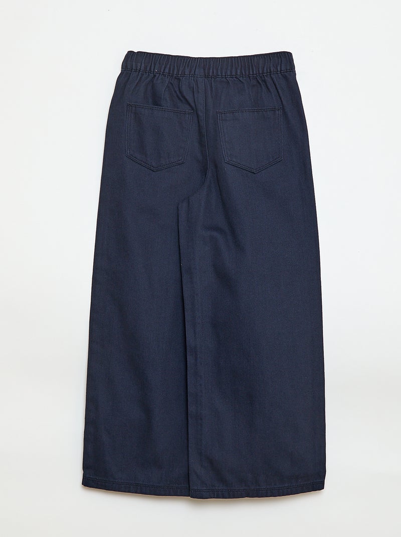 Pantaloni wide leg - Vestibilità più confortevole Blu - Kiabi