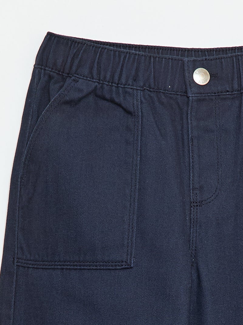 Pantaloni wide leg - Vestibilità più confortevole Blu - Kiabi