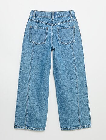 Pantaloni wide leg / a gamba larga con borchie fantasiose