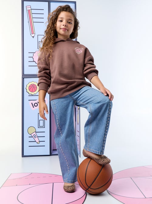 Pantaloni wide leg / a gamba larga con borchie fantasiose - Kiabi Pantaloni wide leg / a gamba larga con borchie fantasiose - Kiabi