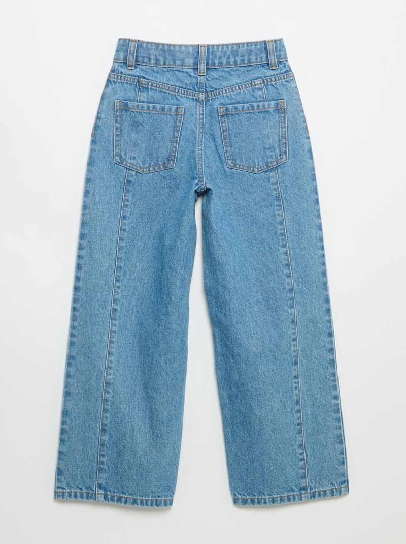Pantaloni wide leg / a gamba larga con borchie fantasiose Blu - Kiabi