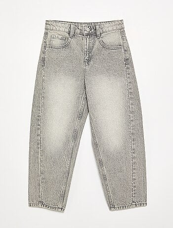 Pantaloni wide leg / a gamba larga con borchie fantasiose