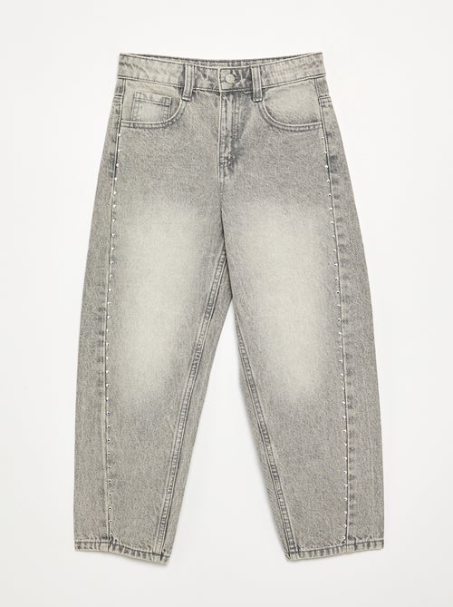 Pantaloni wide leg / a gamba larga con borchie fantasiose - Kiabi Pantaloni wide leg / a gamba larga con borchie fantasiose - Kiabi
