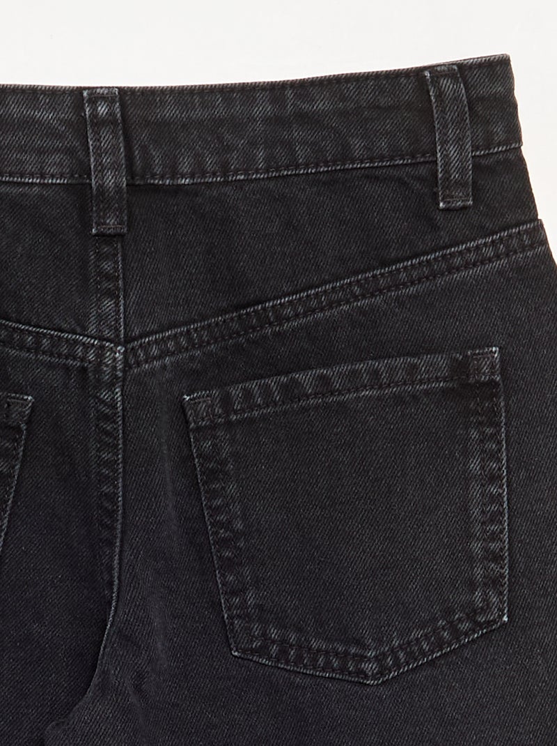 Pantaloni wide leg / a gamba larga con borchie fantasiose Nero - Kiabi