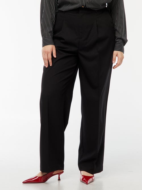 Pantaloni wide leg a vita alta - Kiabi