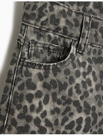 Pantaloni wide leg animalier, MO Fashion