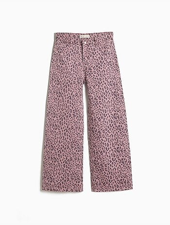 Pantaloni wide leg animalier, MO Fashion
