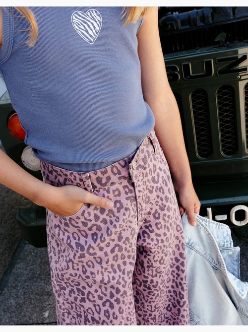 Pantaloni wide leg animalier, MO Fashion - Kiabi Pantaloni wide leg animalier, MO Fashion - Kiabi