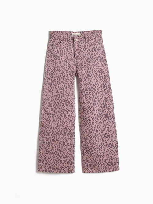 Pantaloni wide leg animalier, MO Fashion - Kiabi Pantaloni wide leg animalier, MO Fashion - Kiabi