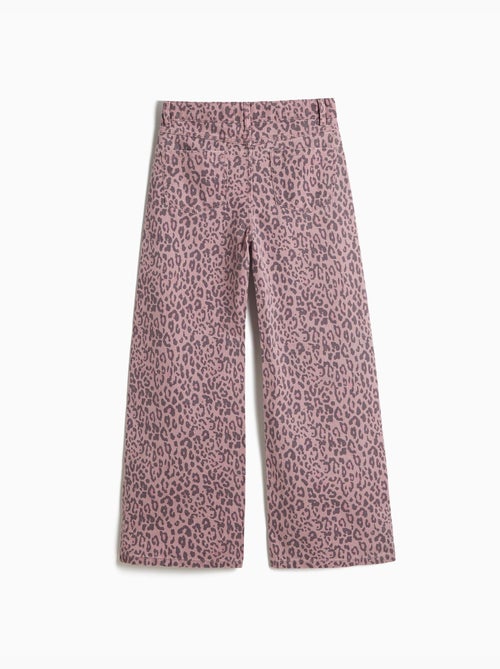 Pantaloni wide leg animalier, MO Fashion - Kiabi Pantaloni wide leg animalier, MO Fashion - Kiabi