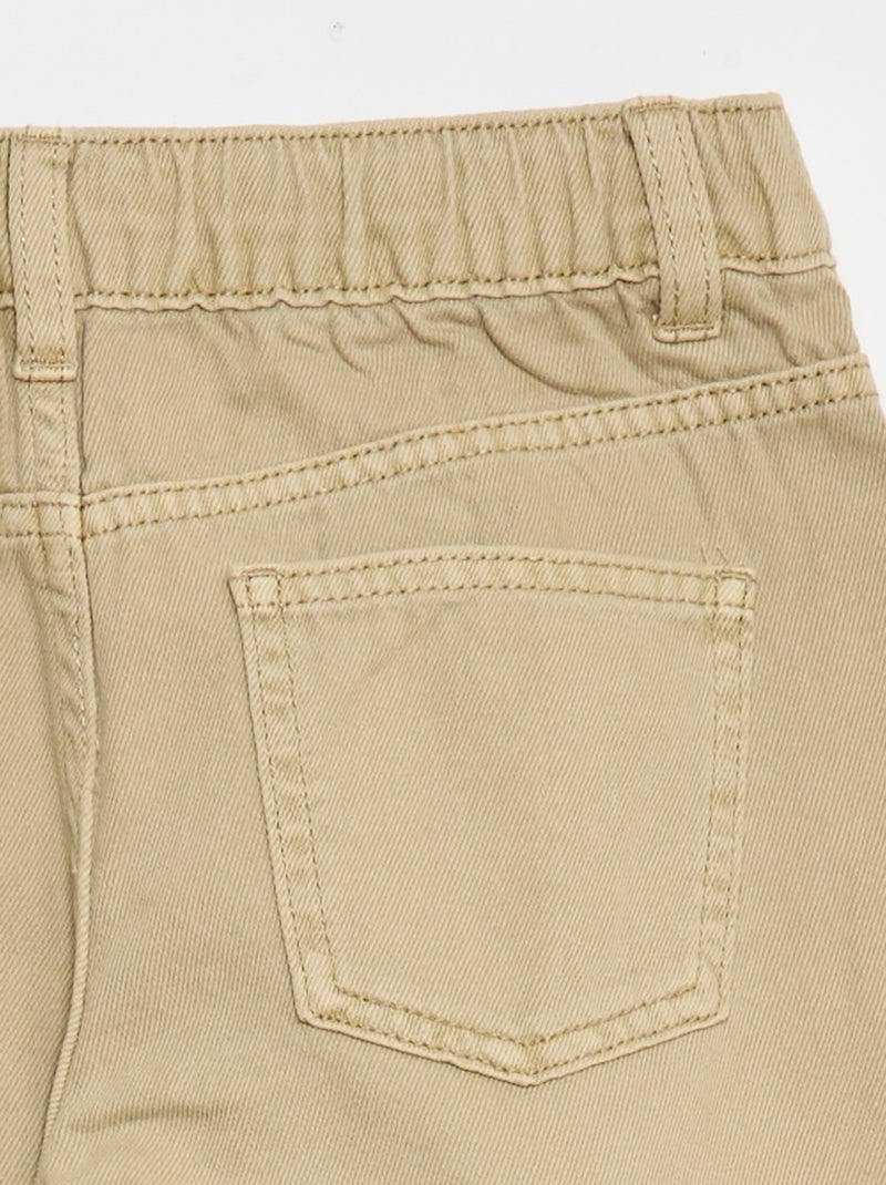 Pantaloni wide leg Beige - Kiabi