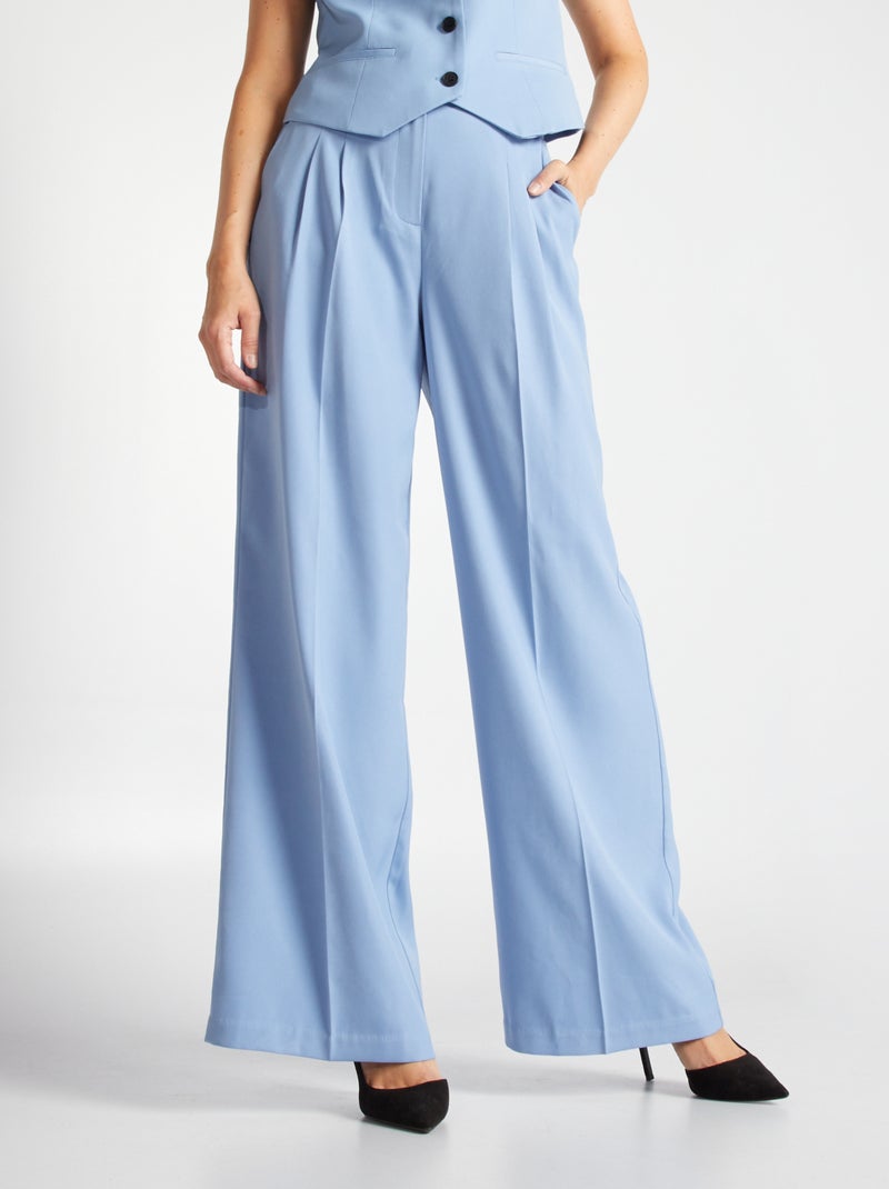 Pantaloni wide leg BLU - Kiabi