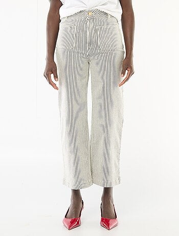 Pantaloni wide leg colorati