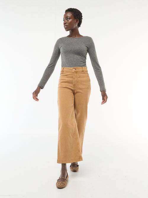 Pantaloni wide leg colorati - Kiabi