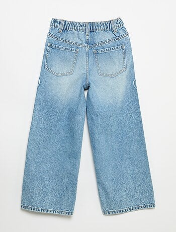 Pantaloni wide leg con ricami