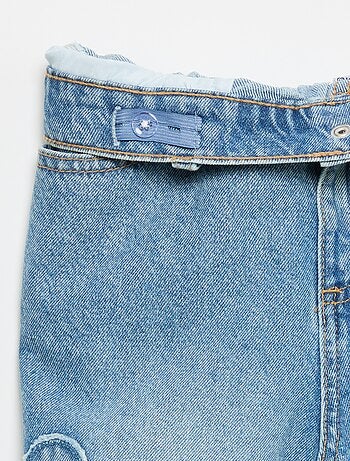 Pantaloni wide leg con ricami