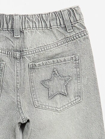 Pantaloni wide leg con ricami