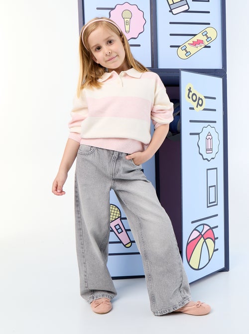 Pantaloni wide leg con ricami - Kiabi Pantaloni wide leg con ricami - Kiabi