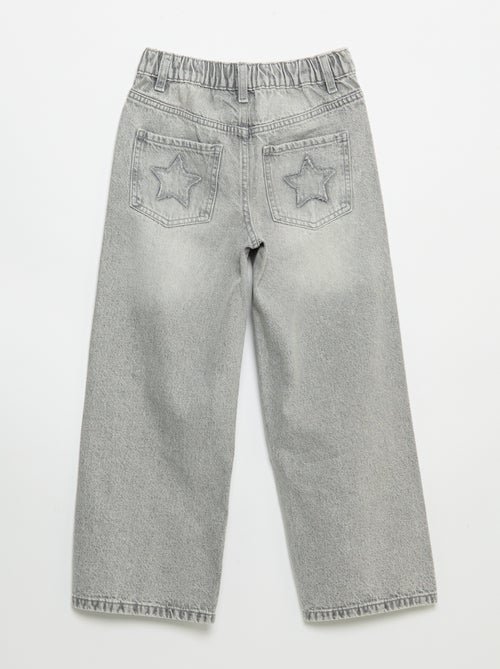 Pantaloni wide leg con ricami - Kiabi Pantaloni wide leg con ricami - Kiabi