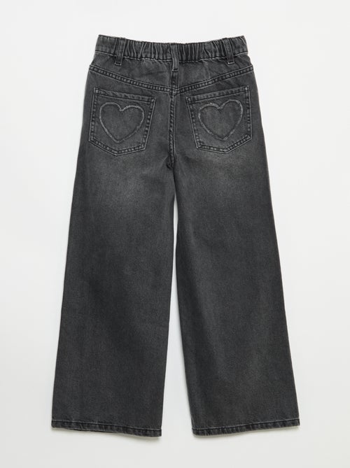 Pantaloni wide leg con ricami - Kiabi Pantaloni wide leg con ricami - Kiabi