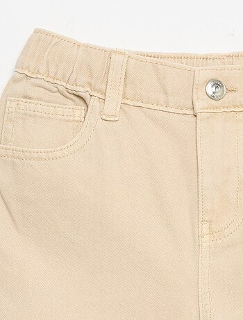 Pantaloni wide leg con vita regolabile