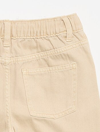 Pantaloni wide leg con vita regolabile