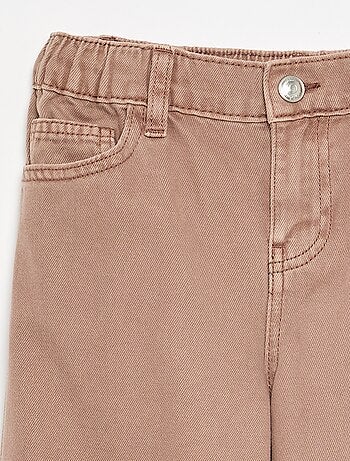 Pantaloni wide leg con vita regolabile