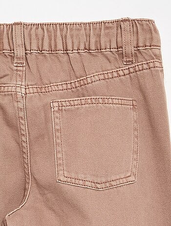 Pantaloni wide leg con vita regolabile