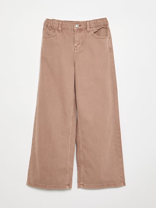Pantaloni wide leg con vita regolabile - Kiabi Pantaloni wide leg con vita regolabile - Kiabi
