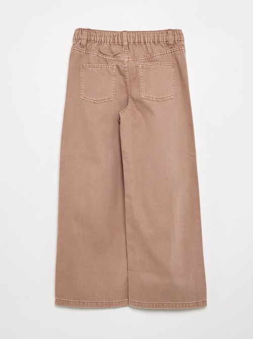 Pantaloni wide leg con vita regolabile - Kiabi Pantaloni wide leg con vita regolabile - Kiabi