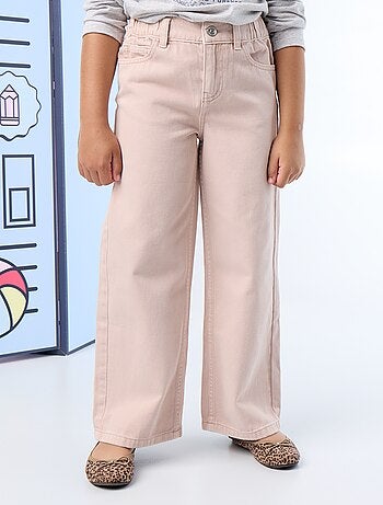 Pantaloni wide leg con vita regolabile