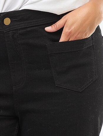 Pantaloni wide leg cropped