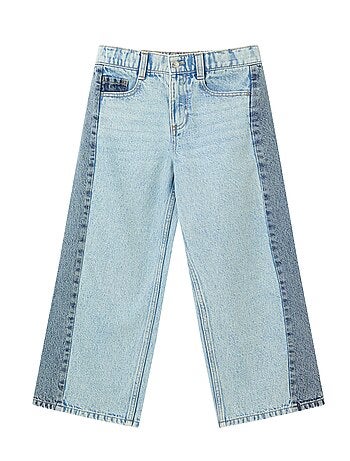 Pantaloni wide leg fit / taglio ampio bicolore