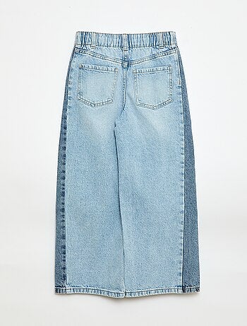 Pantaloni wide leg fit / taglio ampio bicolore