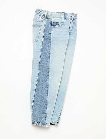 Pantaloni wide leg fit / taglio ampio bicolore