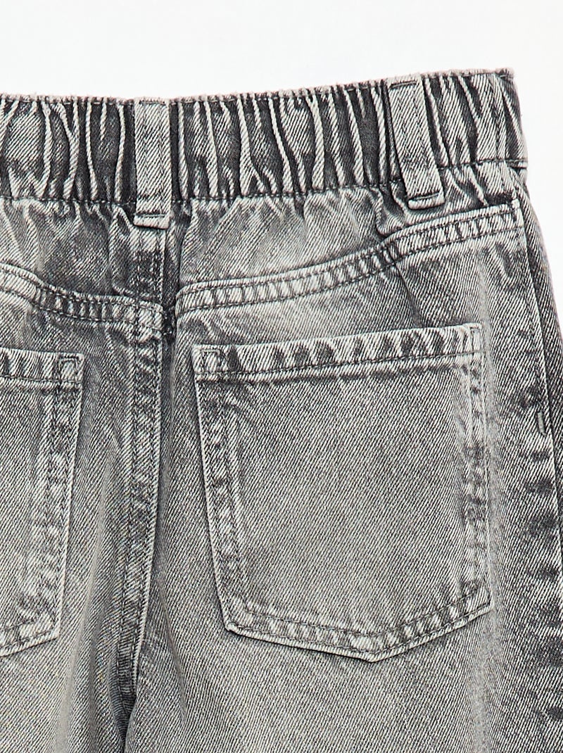 Pantaloni wide leg fit / taglio ampio bicolore Grigio - Kiabi