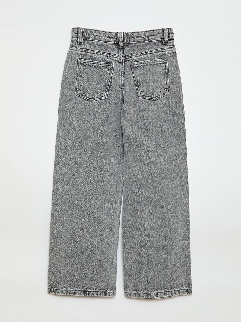 Pantaloni wide leg Grigio - Kiabi