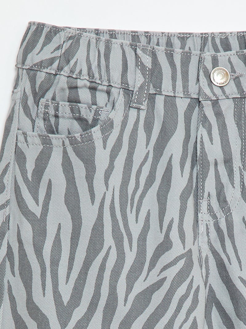 Pantaloni wide leg Grigio - Kiabi