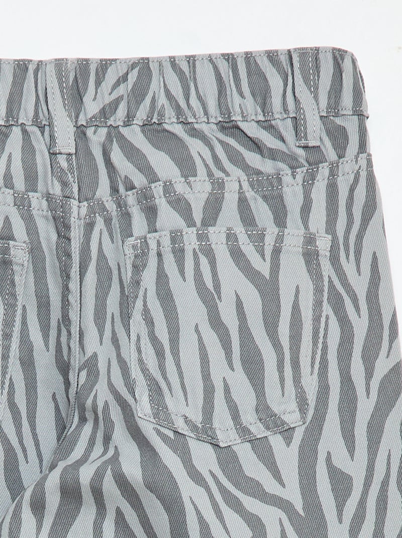 Pantaloni wide leg Grigio - Kiabi